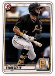 2020 Bowman Draft Base Set Travis Swaggerty #BD-47 card