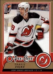 2008-09 O-Pee-Chee Base Set Travis Zajac #91 card