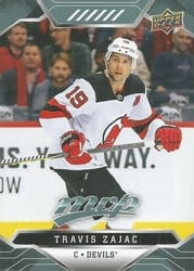 2019-20 Upper Deck MVP Base Set Travis Zajac #3 card