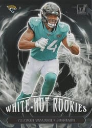 2022 Donruss White Hot Rookies Travon Walker #WHR-9 card