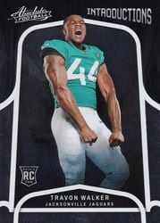 2022 Panini Absolute Introductions Travon Walker #INT-17 card