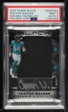 2022 Panini Black Sizeable Signatures Rookie Jersey Travon Walker #SSR-TWA card