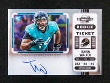 2022 Panini Contenders Travon Walker #135V card