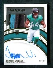 2022 Panini Immaculate Collection Travon Walker #101 card