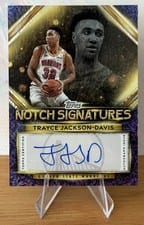2025-26 Topps Topps Notch Signatures Trayce Jackson-Davis #TNS-TJ card
