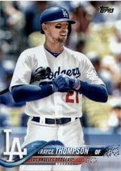 2018 Topps Base Set Trayce Thompson #654 card