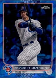 2022 Topps Chrome Sapphire Edition Base Set Trayce Thompson #574 card