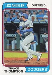 2023 Topps Heritage Base Set Trayce Thompson #186 card