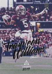 2019 Panini Luminance Base Set Trayveon Williams #151 card