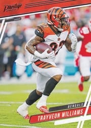 2020 Panini Prestige Base Set Trayveon Williams #17 card
