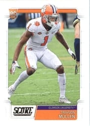 2019 Score Base Set Trayvon Mullen Jr. #421 card