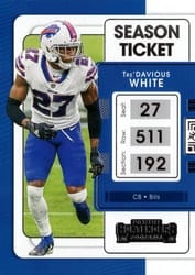 2021 Panini Contenders Base Set Tre'Davious White #12 card