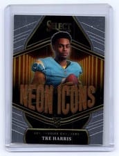 2025 Panini Select Neon Icons Tre Harris #14 card