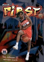 2025-26 Finest First Tre Johnson III #F-6 card