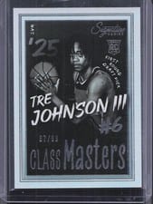 2025-26 Panini Signature Series Class Masters Tre Johnson III #2 card