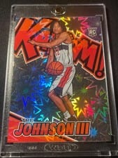 2025-26 Panini Signature Series Kaboom Tre Johnson III #6 card