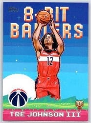 2025-26 Topps 8-Bit Ballers Tre Johnson III #8B-36 card