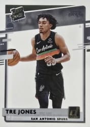 2020-21 Clearly Donruss Base Set Tre Jones #70 card