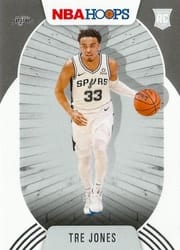 2020-21 Hoops Base Set Tre Jones #208 card
