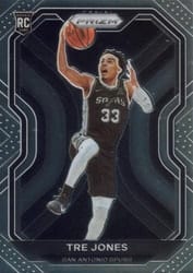 2020-21 Panini Prizm Base Set Tre Jones #291 card