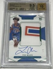 2021 Panini National Treasures Tre Mann #131 card