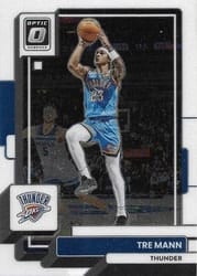 2022-23 Donruss Optic Base Set Tre Mann #47 card