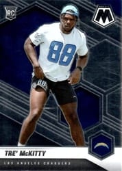 2021 Panini Mosaic Base Set Tre' McKitty #386 card