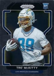 2021 Panini Prizm Base Set Tre' McKitty #416 card
