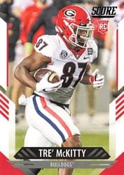 2021 Score Base Set Tre' McKitty #389 card