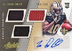 2018 Panini Absolute Base Set Tre'Quan Smith #175 card