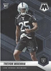 2021 Panini Mosaic Base Set Tre'von Moehrig #383 card