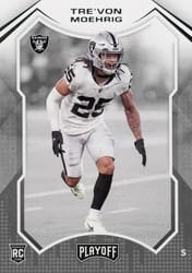 2021 Panini Playoff Base Set Tre'von Moehrig #262 card