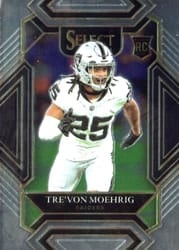 2021 Panini Select Base Set Tre'von Moehrig #290 card