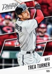 2018 Panini Chronicles Prestige Trea Turner #18 card
