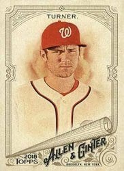 2018 Topps Allen & Ginter Base Set Trea Turner #39 card