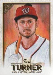 2018 Topps Gallery Base Set Trea Turner #93 card