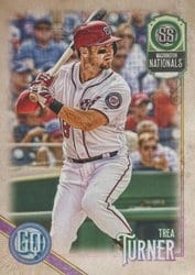 2018 Topps Gypsy Queen Base Set Trea Turner #103 card
