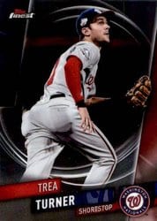 2019 Finest Base Set Trea Turner #81 card