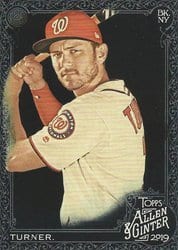 2019 Topps Allen & Ginter X Base Set Trea Turner #73 card