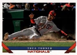 2019 Topps Archives Base Set Trea Turner #207 card