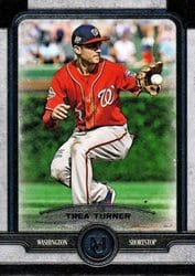 2019 Topps Museum Collection Base Set Trea Turner #96 card