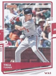 2020 Donruss Base Set Trea Turner #108b card