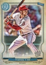 2020 Topps Gypsy Queen Base Set Trea Turner #55 card
