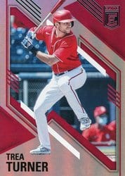 2021 Panini Chronicles Elite Trea Turner #50 card