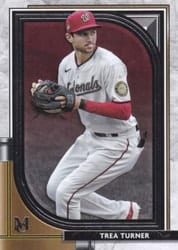 2021 Topps Museum Collection Base Set Trea Turner #89 card