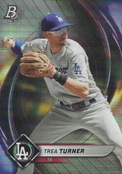2022 Bowman Platinum Base Set Trea Turner #8 card