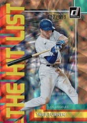 2022 Donruss The Hit List Trea Turner #THL-1 card