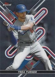2022 Finest Base Set Trea Turner #63 card