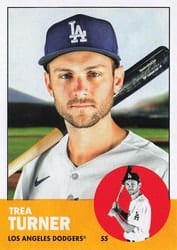 2022 Topps Archives Base Set Trea Turner #99 card