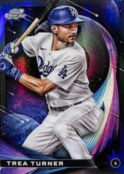 2022 Topps Cosmic Chrome Star Gaze Trea Turner #SG-10 card